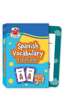 Spanish Vocabulary Flashcards for Ages 5-7 (with Free Online Audio)-9781789087444