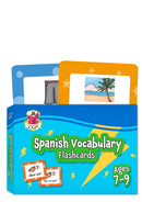 Spanish Vocabulary Flashcards for Ages 7-9 (with Free Online Audio)-9781789087451