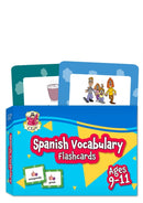 Spanish Vocabulary Flashcards for Ages 9-11 (with Free Online Audio)-9781789087468