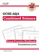 New GCSE Combined Science AQA Foundation Exam Practice Workbook with CGP RevisionHub-9781789087536