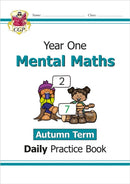KS1 Mental Maths Year 1 Daily Practice Book: Autumn Term-9781789087611