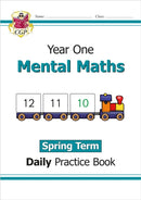 KS1 Mental Maths Year 1 Daily Practice Book: Spring Term-9781789087635
