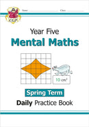 KS2 Mental Maths Year 5 Daily Practice Book: Spring Term-9781789087710