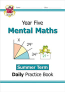 KS2 Mental Maths Year 5 Daily Practice Book: Summer Term-9781789087741