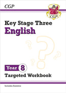 KS3 Year 8 English Targeted Workbook (with answers)-9781789087840