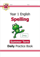 KS1 Spelling Year 1 Daily Practice Book: Summer Term-9781789088311