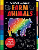 Scratch and Draw Farm Animals - Scratch Art Activity Book-9781789584370