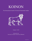 KOINON I, 2018 : Inaugural Issue: The International Journal of Classical Numismatic Studies-9781789690293