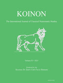 KOINON IV, 2021 : The International Journal of Classical Numismatic Studies-9781789698954