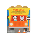 Vehicles Coloring Book + Stickers-9781797229348