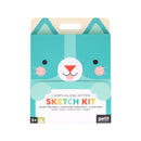 Carry-Along Kitten Sketch Kit-9781797231921