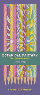 Botanical Fantasy: 10 Colored Pencils : 5 Neons & 5 Metallics-9781797233345