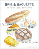 Brie & Baguette Notes : 20 Notecards & Envelopes-9781797238333