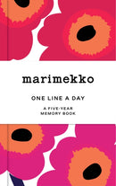 Marimekko One Line a Day (Red Unikko) : A Five-Year Memory Book-9781797238425