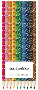 Marimekko Colored Pencils (Unikko) : 10 Colored Pencils-9781797239002