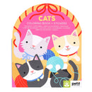Cats Coloring Book + Stickers-9781797241555