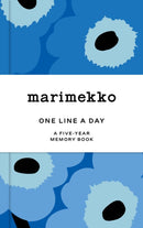 Marimekko One Line a Day (Blue Unikko) : A Five-Year Memory Book-9781797243535
