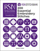 RSN Stitch Bank: 200 Essential Embroidery Stitches-9781800922860