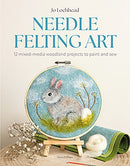 Needle Felting Art : 12 Mixed-Media Woodland Projects to Paint and Sew-9781800923317
