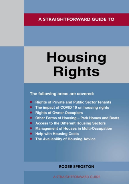 A Straightforward Guide To Housing Rights : Revised Edition - 2022-9781802360530