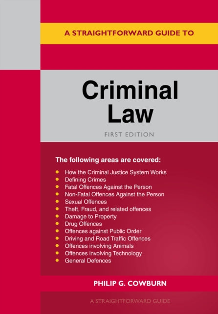 A Straightforward Guide To Criminal Law-9781802361872