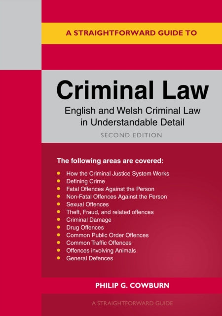 A Straightforward Guide to Criminal Law : Second Edition-9781802363890