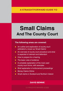 A Straightforward Guide to Small Claims and the County Court-9781802364484