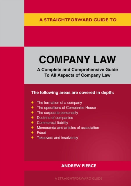 A Straightforward Guide to Company Law-9781802364842