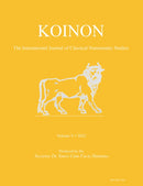 KOINON V, 2022 : The International Journal of Classical Numismatic Studies-9781803274010