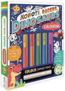 Robots, Racers, Dinosaurs Colouring-9781803680057