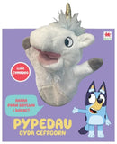 Cyfres Bluey: Pypedau gyda Ceffgorn-9781804164426