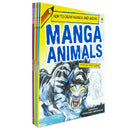 Step By Step Guide How To Draw Manga and Anime For Beginners 6 Books Set Collection