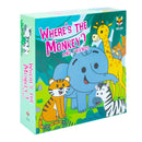 Where's The Monkey and Friends 4 Board Books Collection Set Age 0-5