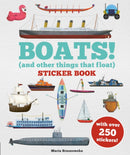 Boats! Sticker Book : (And Other Things That Float)-9781804537893