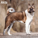 Akita Calendar 2026  Square Dog Breed Wall Calendar - 16 Month-9781804606025