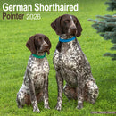 German Shorthair Pointer Calendar 2026  Square Dog Breed Wall Calendar - 16 Month-9781804606476