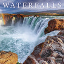 Waterfalls Calendar 2026  Square Scenic Wall Calendar - 16 Month-9781804607923