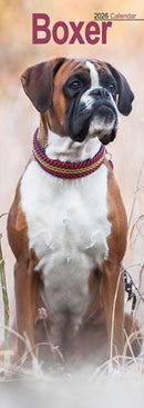 Boxer Slim Calendar 2026  Dog Breed Slimline Calendar - 12 Month-9781804607978