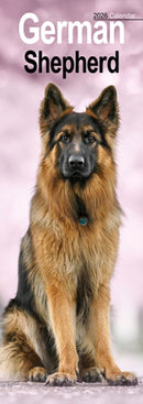 German Shepherd Slim Calendar 2026  Dog Breed Slimline Calendar - 12 Month-9781804608043