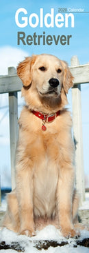 Golden Retriever Slim Calendar 2026  Dog Breed Slimline Calendar - 12 Month-9781804608050