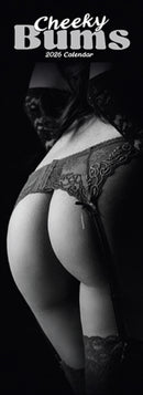 Cheeky Bums Slim Calendar 2026  Slimline Calendar - 12 Month-9781804608302