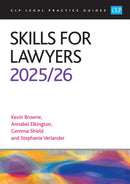 Skills for Lawyers 2025/26 : Legal Practice Course Guides (LPC)-9781805021735