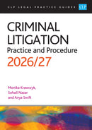 Criminal Litigation: 2026/27