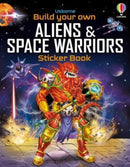 Build Your Own Aliens and Space Warriors Sticker Book-9781805076858