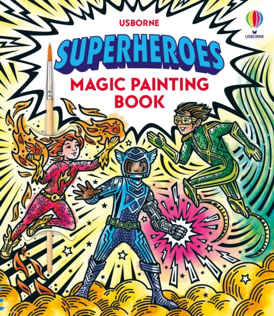 Superheroes Magic Painting Book