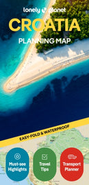 Lonely Planet Croatia Planning Map-9781806533282