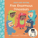 Five Enormous Dinosaurs BSL