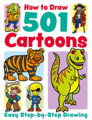 How to Draw 501 Cartoons-9781835551806