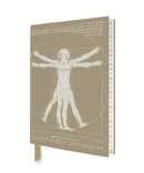 Da Vinci: Vitruvian Man Artisan Art Notebook (Flame Tree Journals)-9781835621899