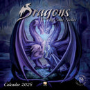 Dragons by Anne Stokes Wall Calendar 2026 (Art Calendar)-9781835623183